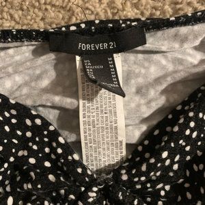 Forever 21 Cropped Ruched Top